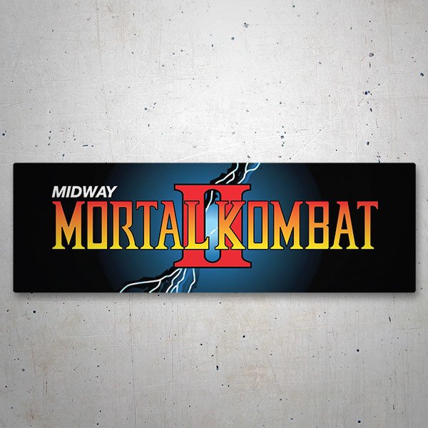 Adesivi per Auto e Moto: Mortal Kombat II Midway