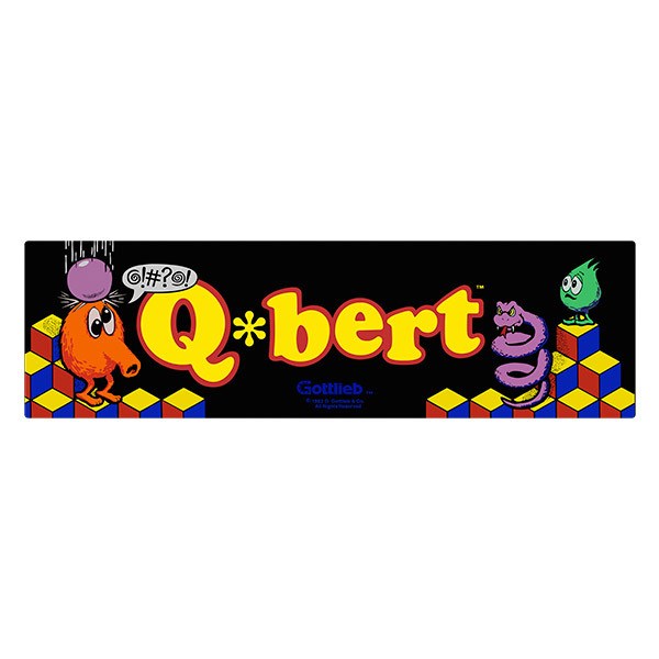 Adesivi per Auto e Moto: Q-bert