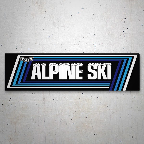 Adesivi per Auto e Moto: Alpine Ski 1