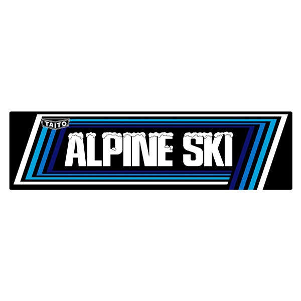 Adesivi per Auto e Moto: Alpine Ski