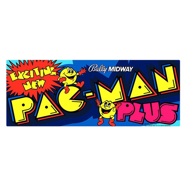 Adesivi per Auto e Moto: Pac-Man Plus