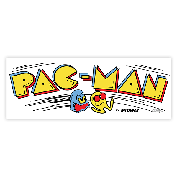 Adesivi per Auto e Moto: Pac-Man by Midway 0