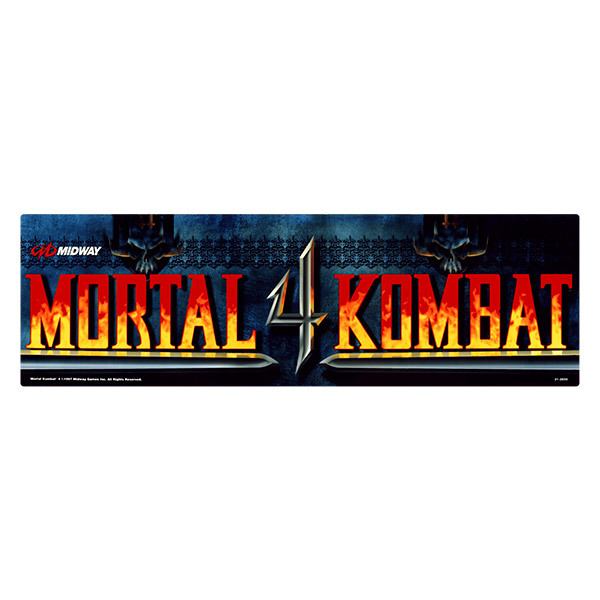 Adesivi per Auto e Moto: Mortal Kombat 4