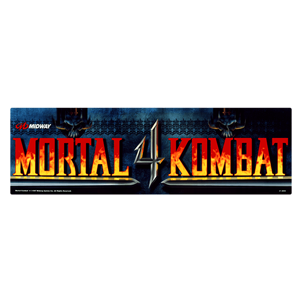 Adesivi per Auto e Moto: Mortal Kombat 4