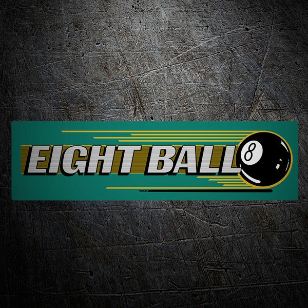 Adesivi per Auto e Moto: Eight Ball