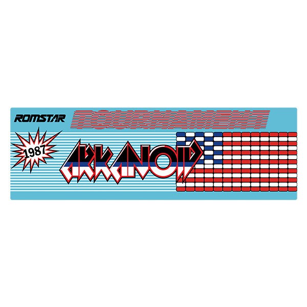 Adesivi per Auto e Moto: Arkanoid 1987