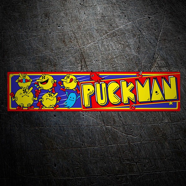 Adesivi per Auto e Moto: Puck Man II