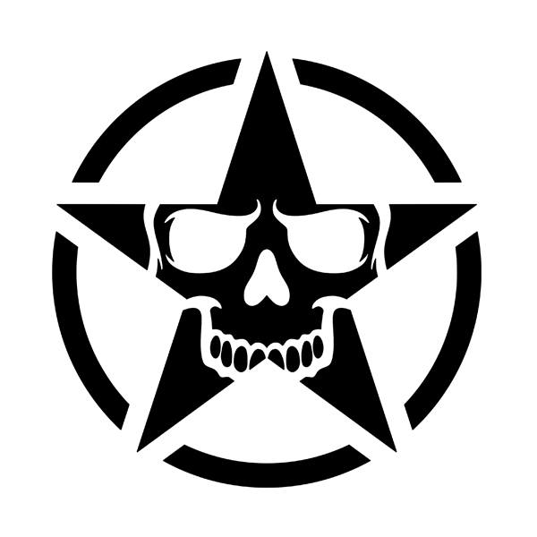 Adesivi per Auto e Moto: Stella Militare