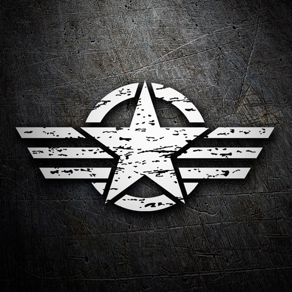 Adesivi per Auto e Moto: Star US Army esaurita
