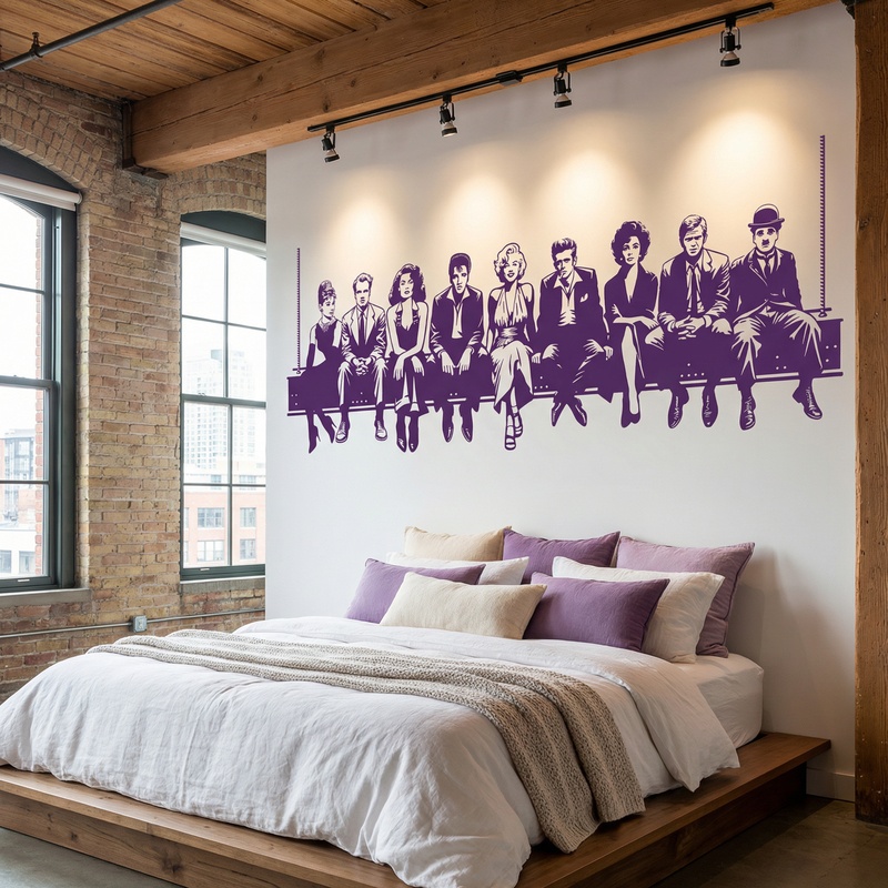 Adesivi Murali: Pranzo in Hollywood 2024