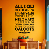 Adesivi Murali: Gastronomia a Barcellona 4