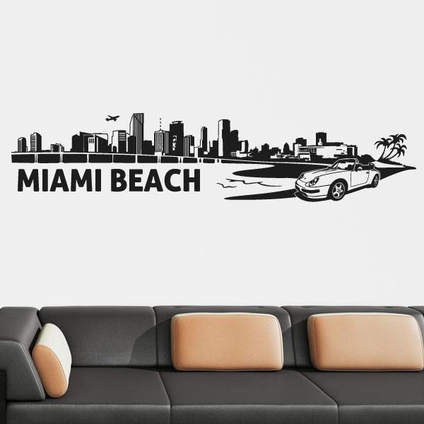 Adesivi Murali: Miami Skyline