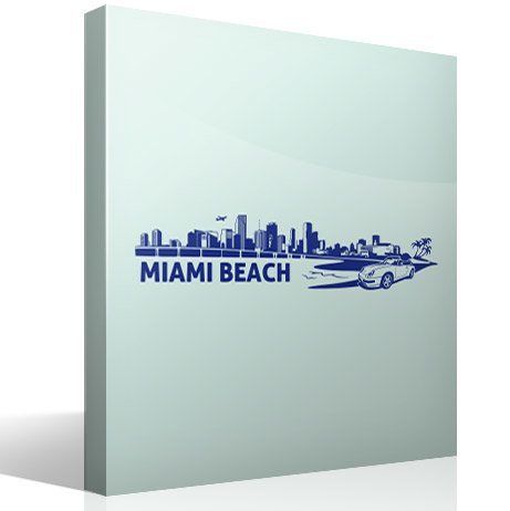 Adesivi Murali: Miami Skyline