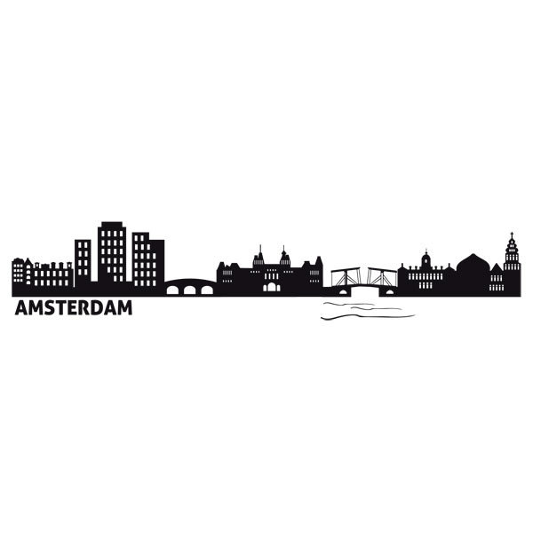 Adesivi Murali: Skyline Amsterdam