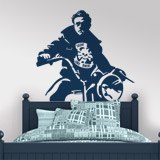 Adesivi Murali: James Dean motocicletta 3