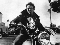 Adesivi Murali: James Dean motocicletta 4