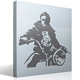 Adesivi Murali: James Dean motocicletta 6