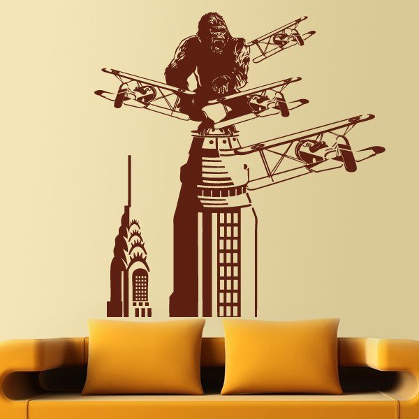 Adesivi Murali: King Kong a New York