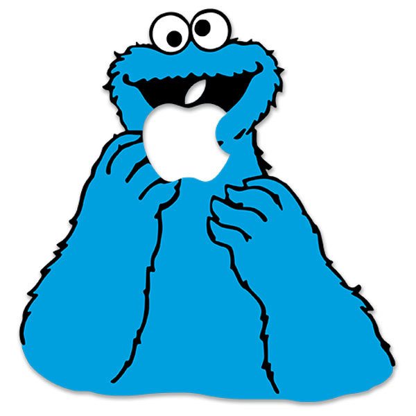 Adesivi per Auto e Moto: Cookie Monster