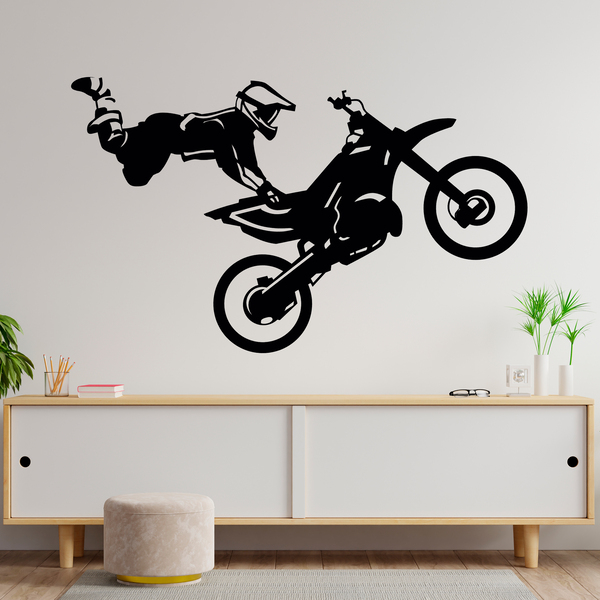Adesivi Murali: Motocross Freestyle