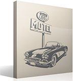 Adesivi Murali: Chevrolet Corvette Route 66 4