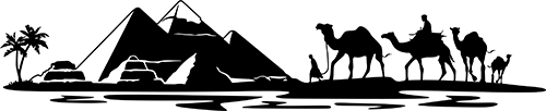 Adesivi per Auto e Moto: Piramidi di Giza
