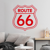 Adesivi Murali: Segno della Route 66 2