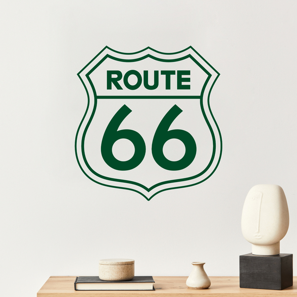 Adesivi Murali: Segno della Route 66