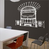 Adesivi Murali: Ingresso Stazione Metropolitana Parigi 4