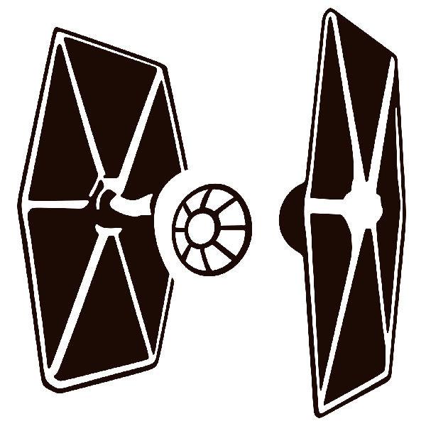 Adesivi per Auto e Moto: TIE Fighter Star Wars