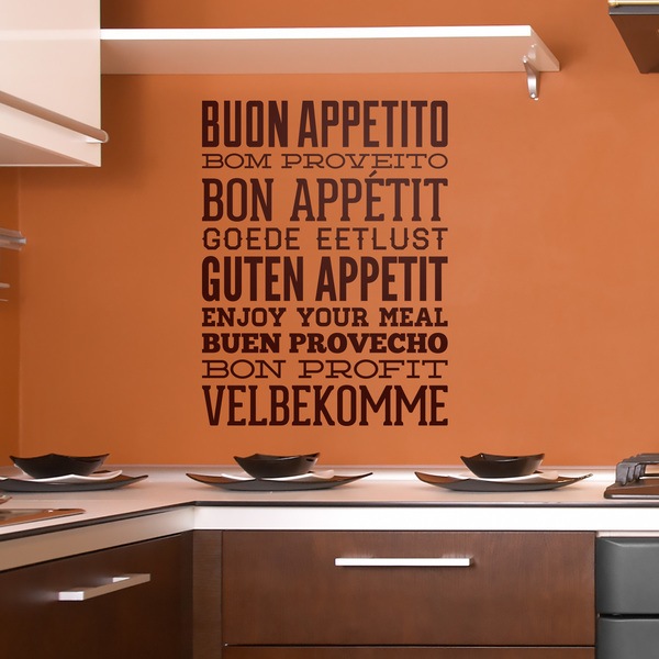 Adesivi Murali: Buon Appetito