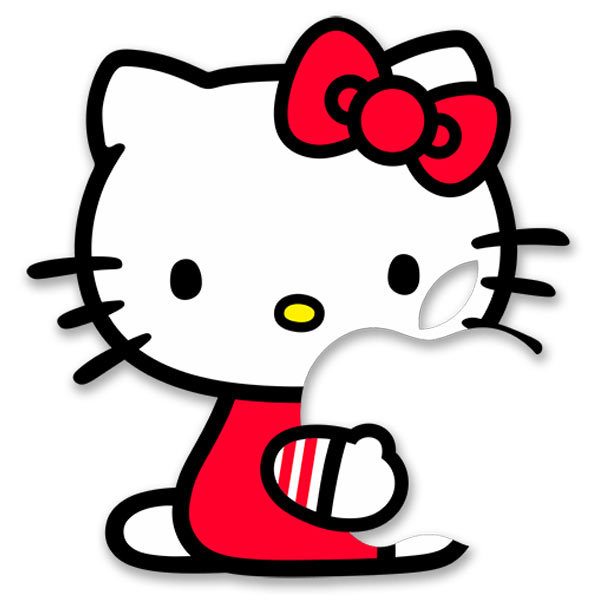 Adesivi per Auto e Moto: Hello Kitty 1
