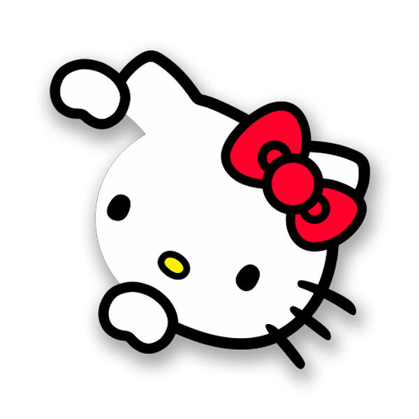 Adesivi per Auto e Moto: Hello Kitty 2
