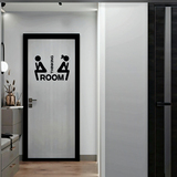 Adesivi Murali: Icone di WC pensare 4