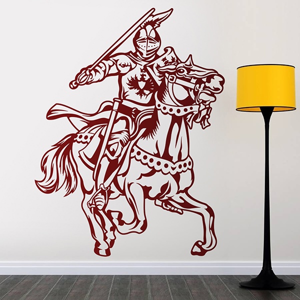 Adesivi Murali: Cavaliere medioevale