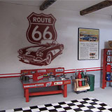 Adesivi Murali: Corvette Route 66 4