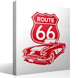 Adesivi Murali: Corvette Route 66 5