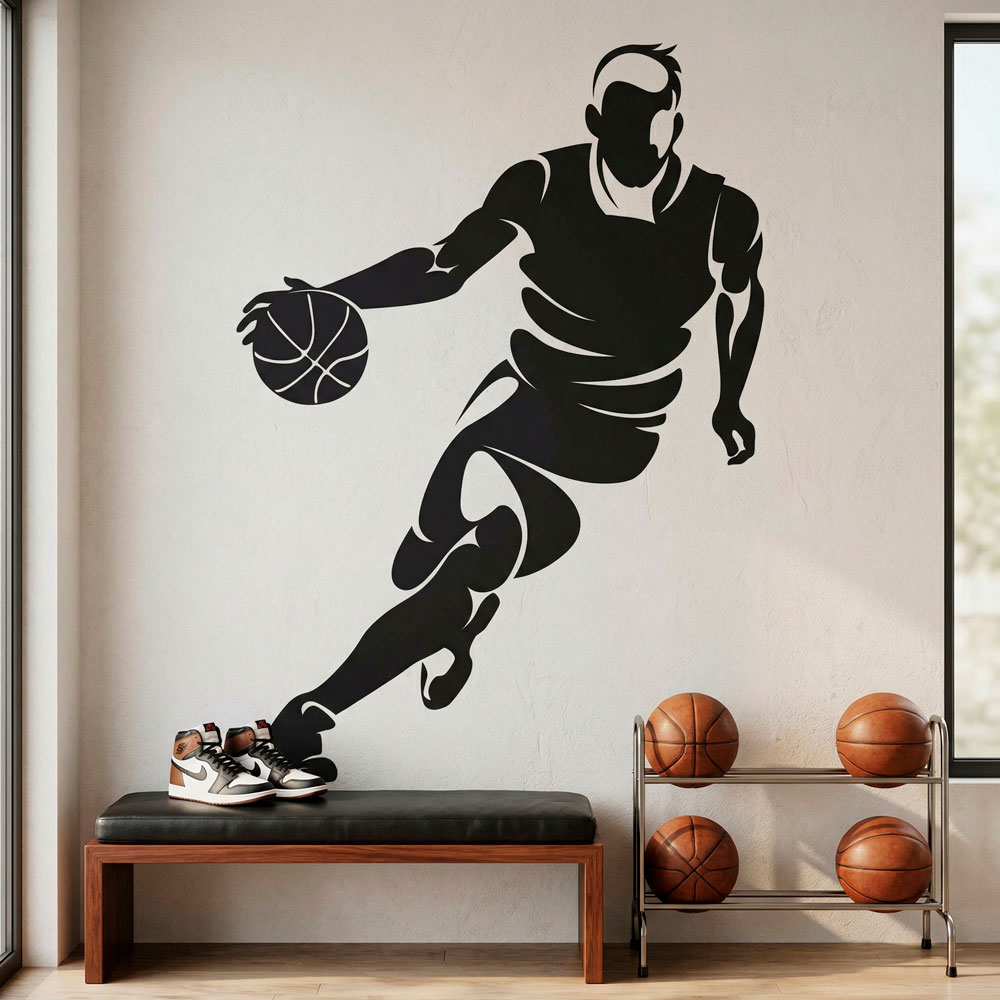 Giocatore di basket dribbling 12