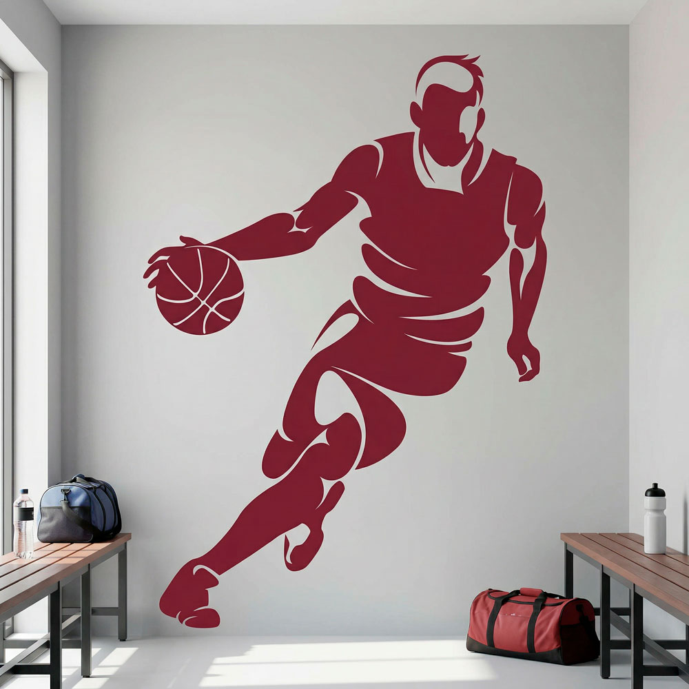 Giocatore di basket dribbling 13