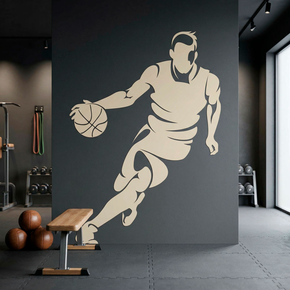 Giocatore di basket dribbling 6