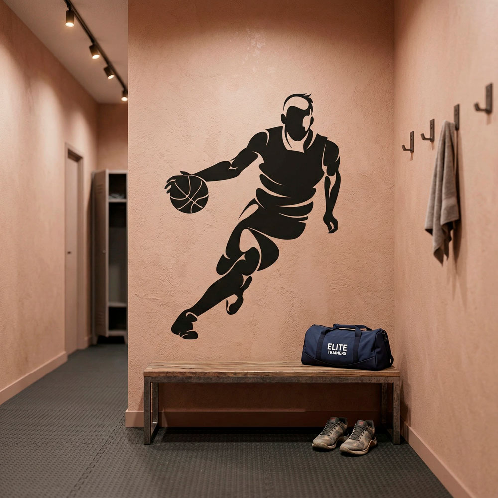 Giocatore di basket dribbling 7