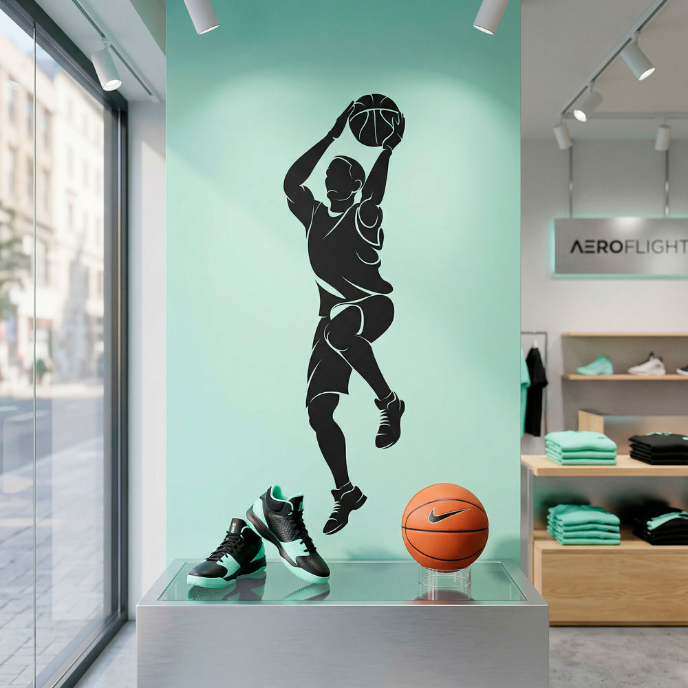 Giocatore di basket tiro 12