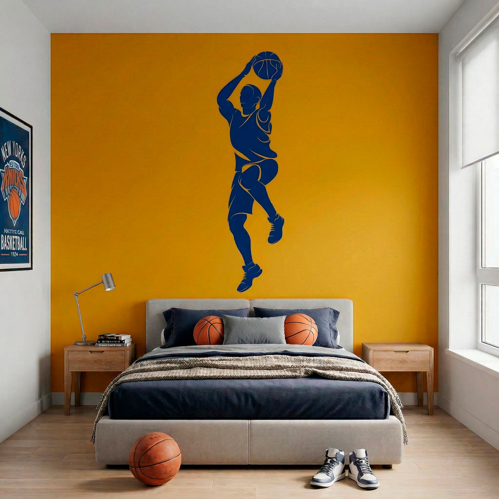 Giocatore di basket tiro 14