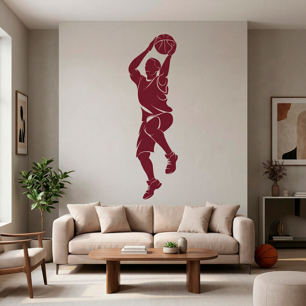 Giocatore di basket tiro 4