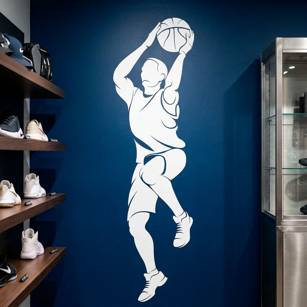 Giocatore di basket tiro 5