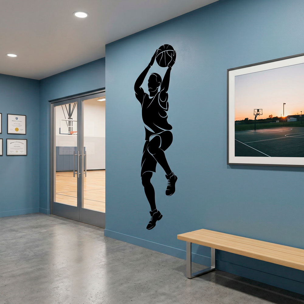 Giocatore di basket tiro 6