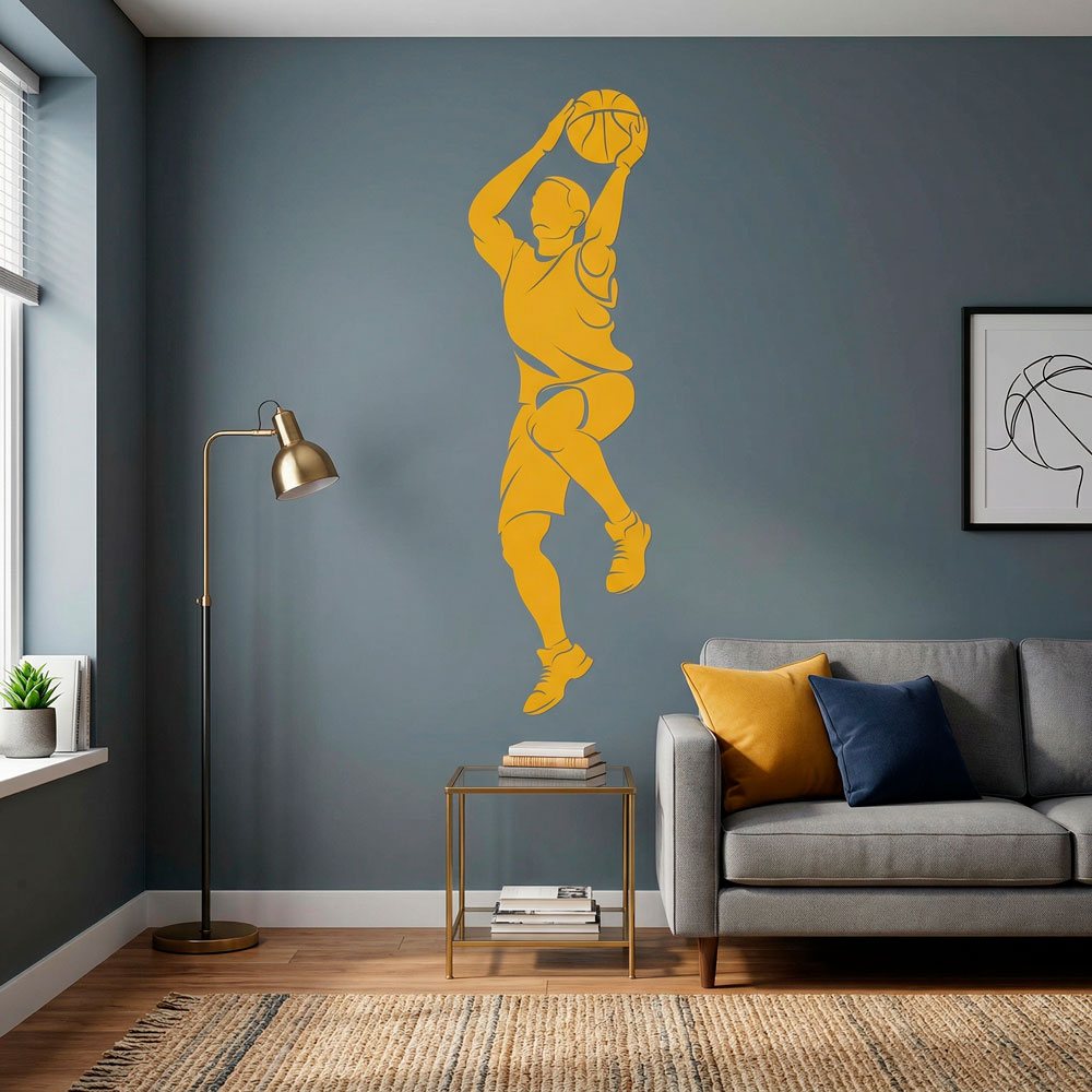 Giocatore di basket tiro 8