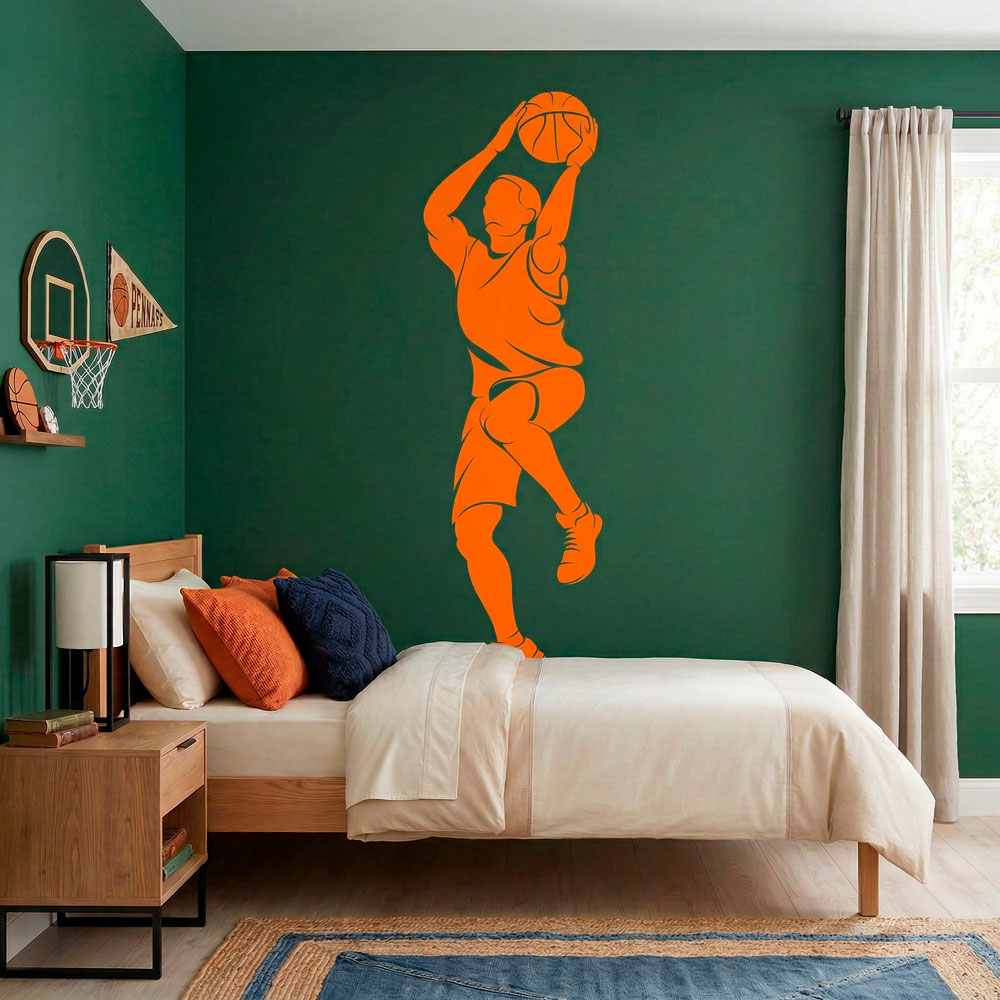 Giocatore di basket tiro 9