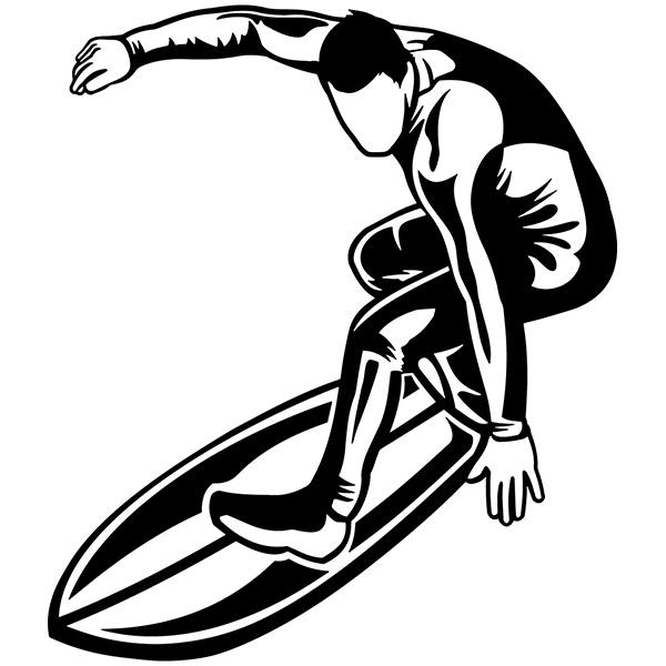 Adesivi Murali: Surfista