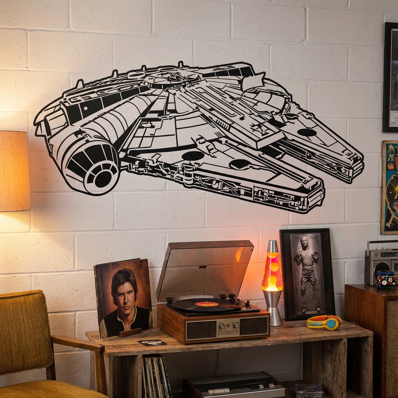 Adesivi Murali: Millennium Falcon